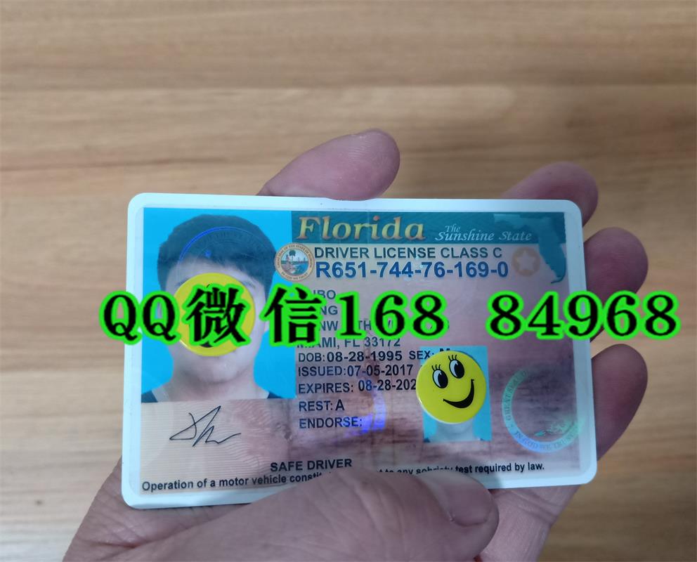 美国佛罗里达州驾驶执照florida driver license,美国驾驶证模型
