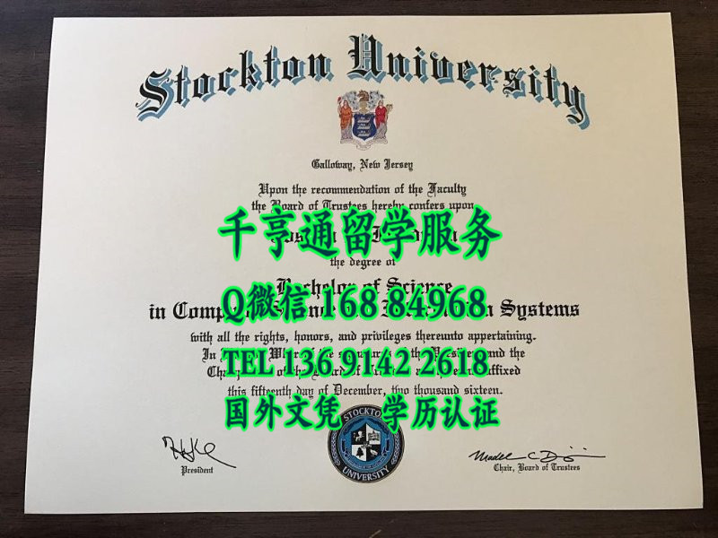 美国斯托克顿大学毕业证，Stockton University diploma