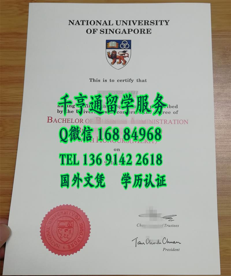 新加坡国立大学本科学位毕业证，National University of Singapore diploma degree