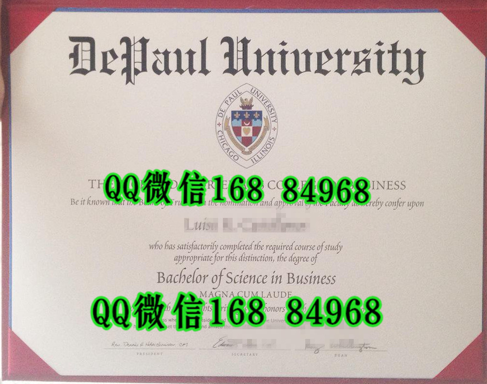 美国德保罗大学本科学位毕业证，DePaul University bachelor degree