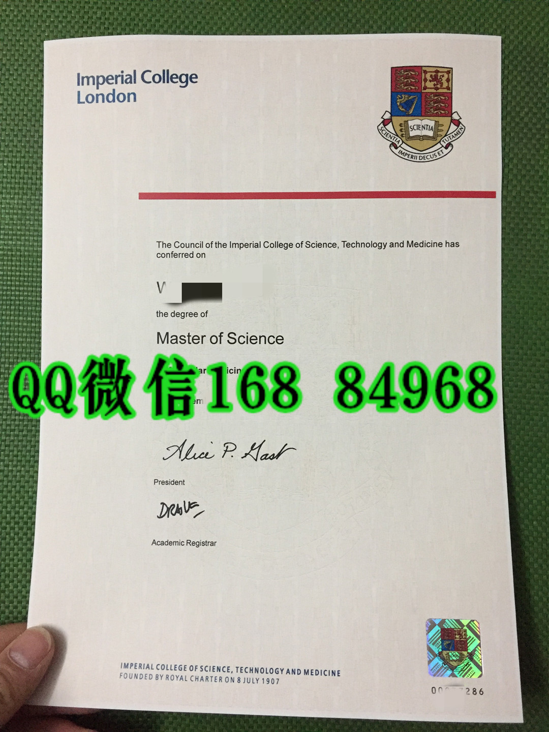 补办帝国理工学院学位毕业证新旧版本，Imperial College London diploma degree
