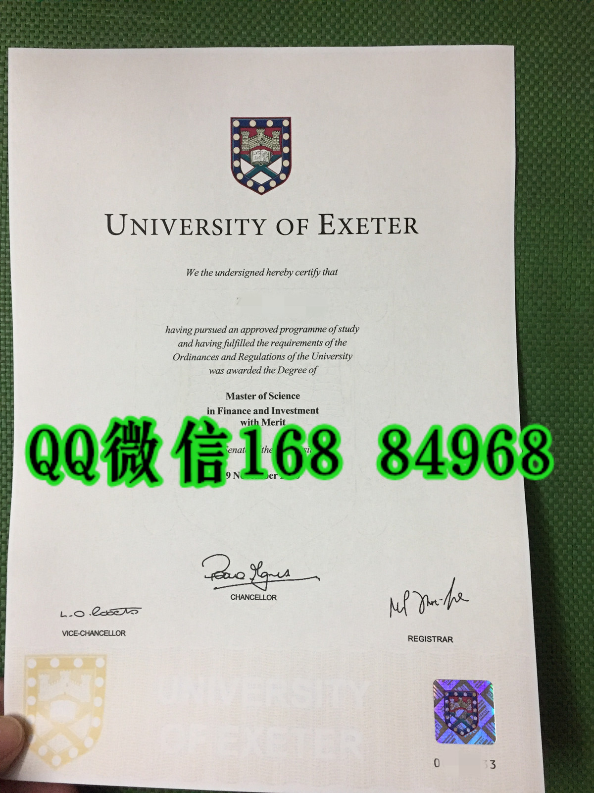 University of Exeter diploma degree_英国埃克塞特大学学位毕业证成绩单