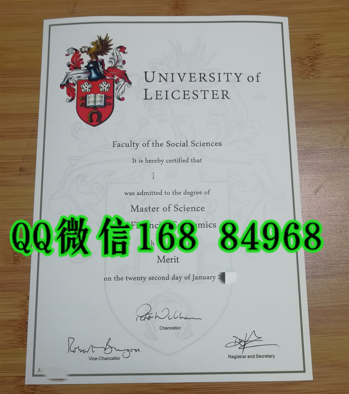 英国硕士学位毕业证，英国莱斯特大学硕士毕业证，University of Leicester diploma degree