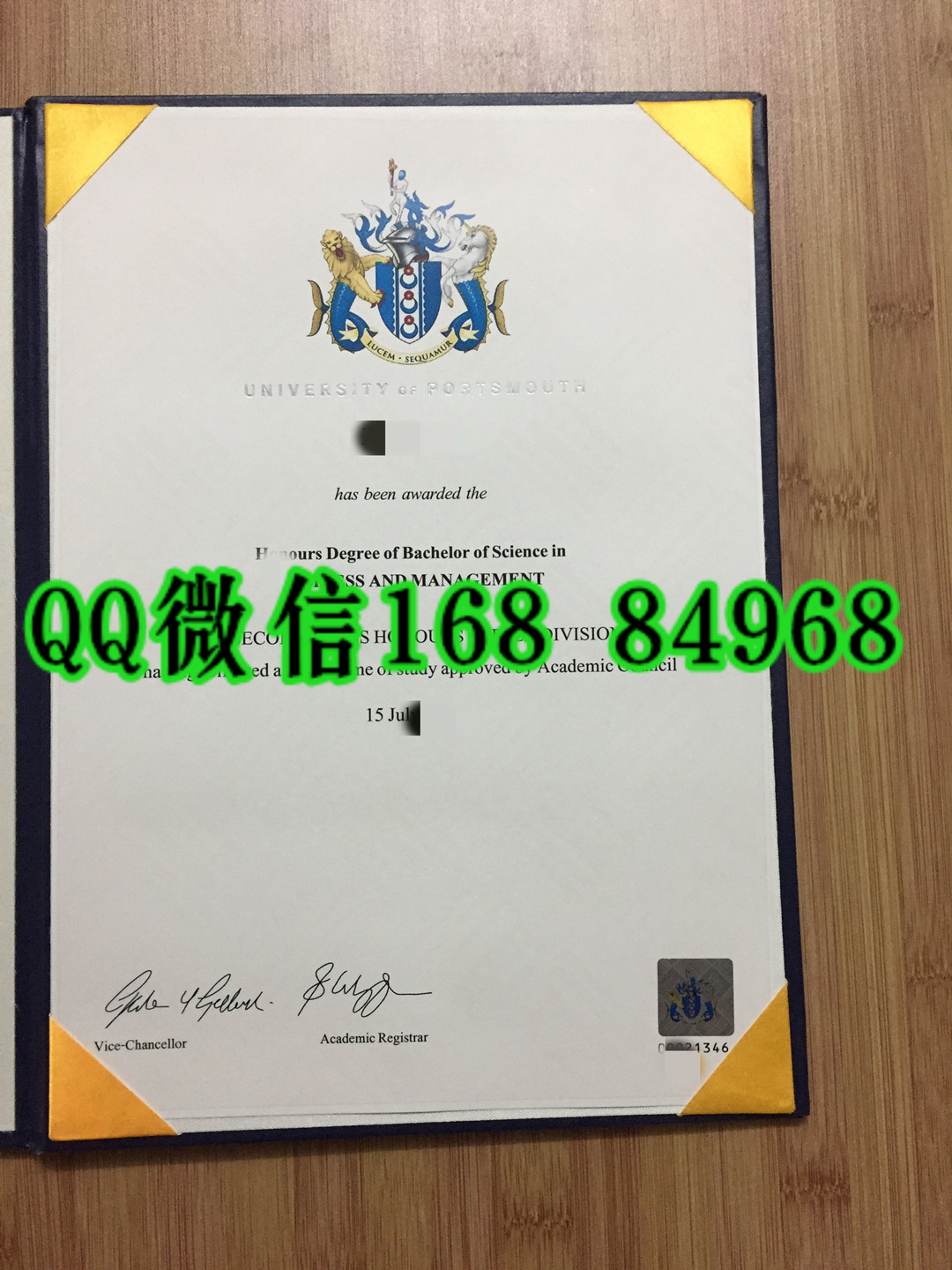 英国朴茨茅斯大学毕业证成绩单，University of Portsmouth diploma degree