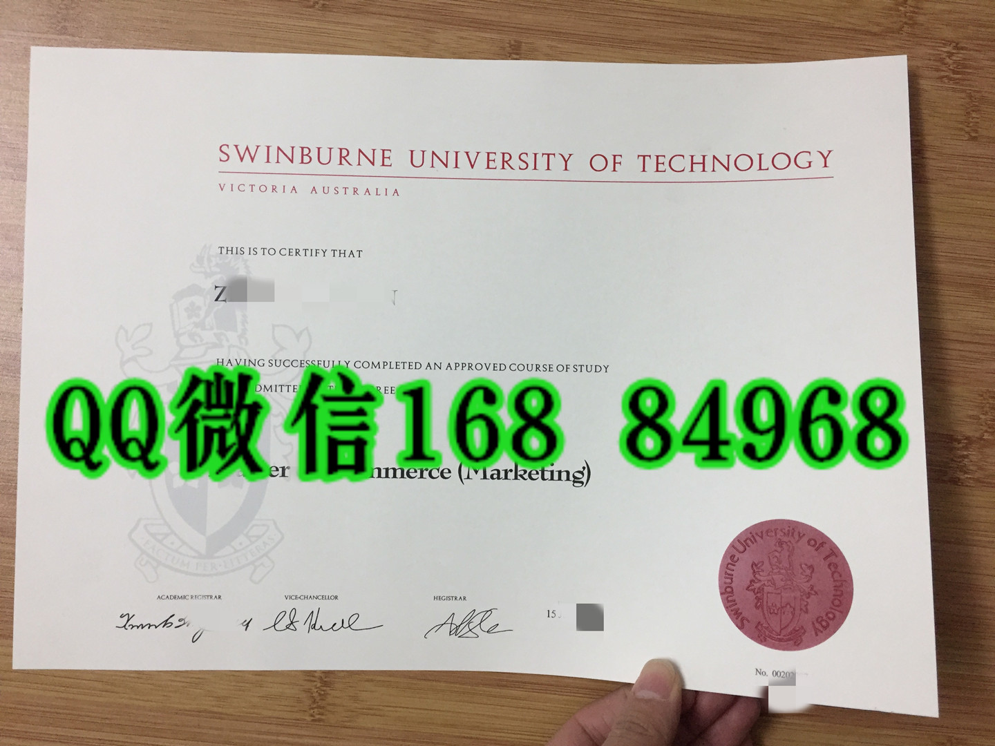 斯威本科技大学毕业证实拍，swinburne university of technology diploma degree