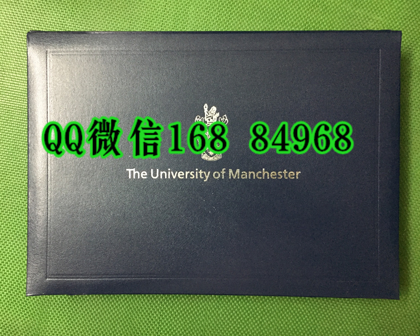 英国曼彻斯特大学毕业证封皮外壳，University of Manchester diploma Cover