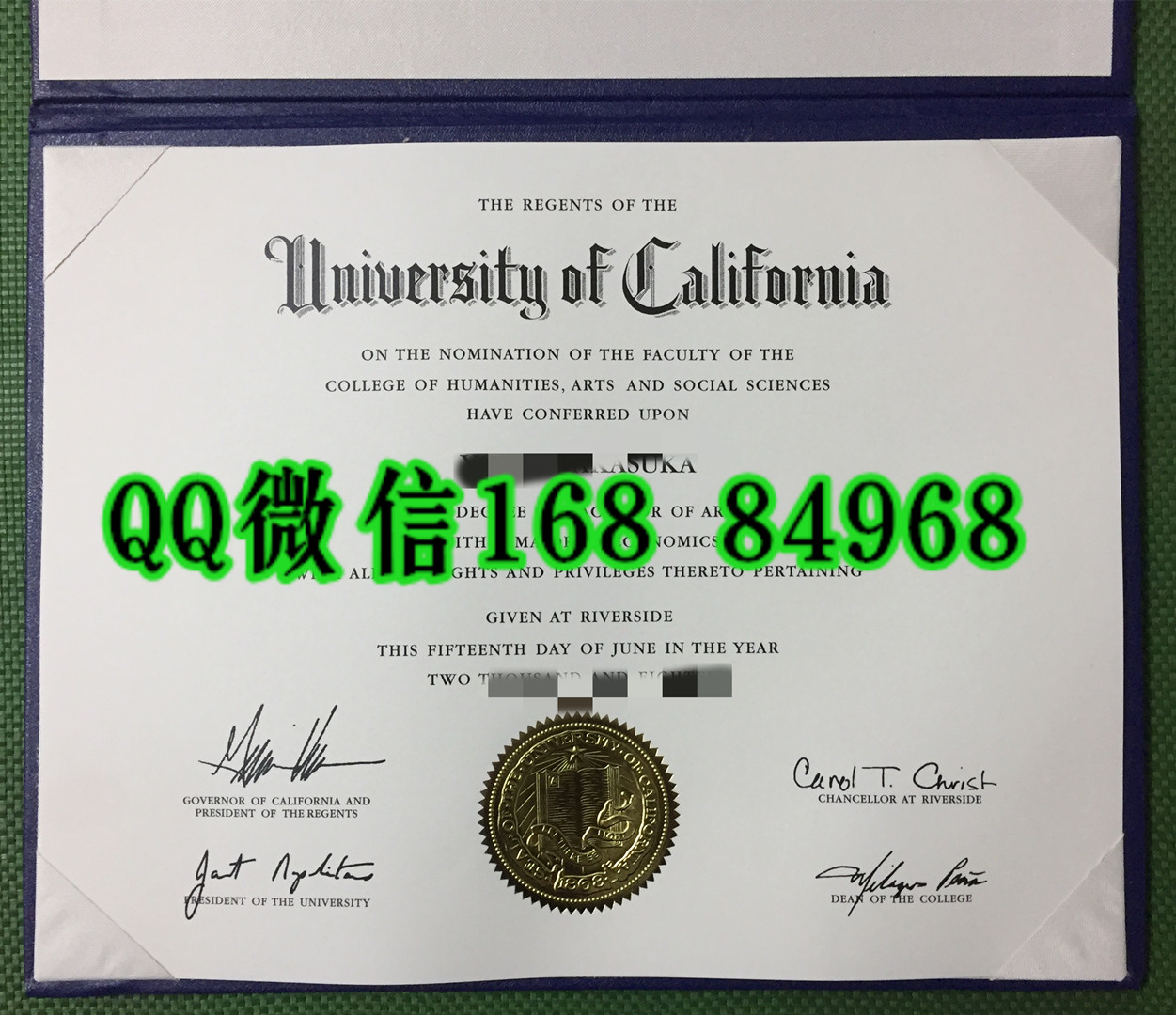 美国加州大学河滨分校UCR毕业证案例，University of California, Riverside diploma degree