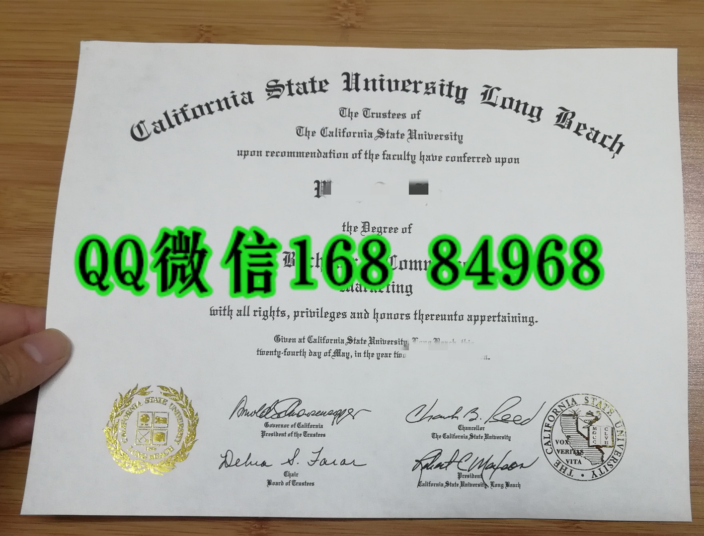 加州州立大学长滩分校毕业证案例，California State University，Long Beach diploma degree