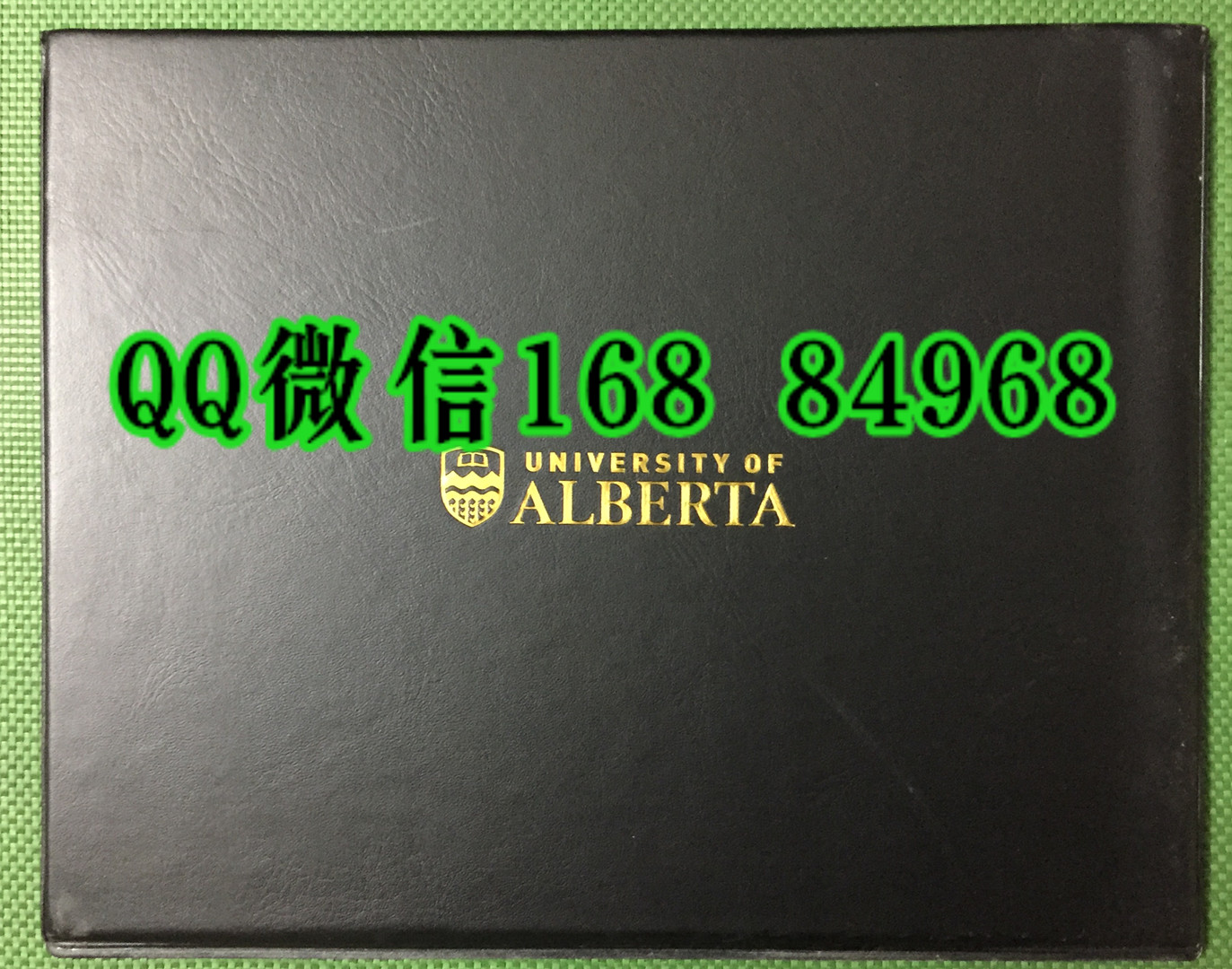 加拿大阿尔伯塔大学毕业证外壳封皮，University of Alberta diploma Cover