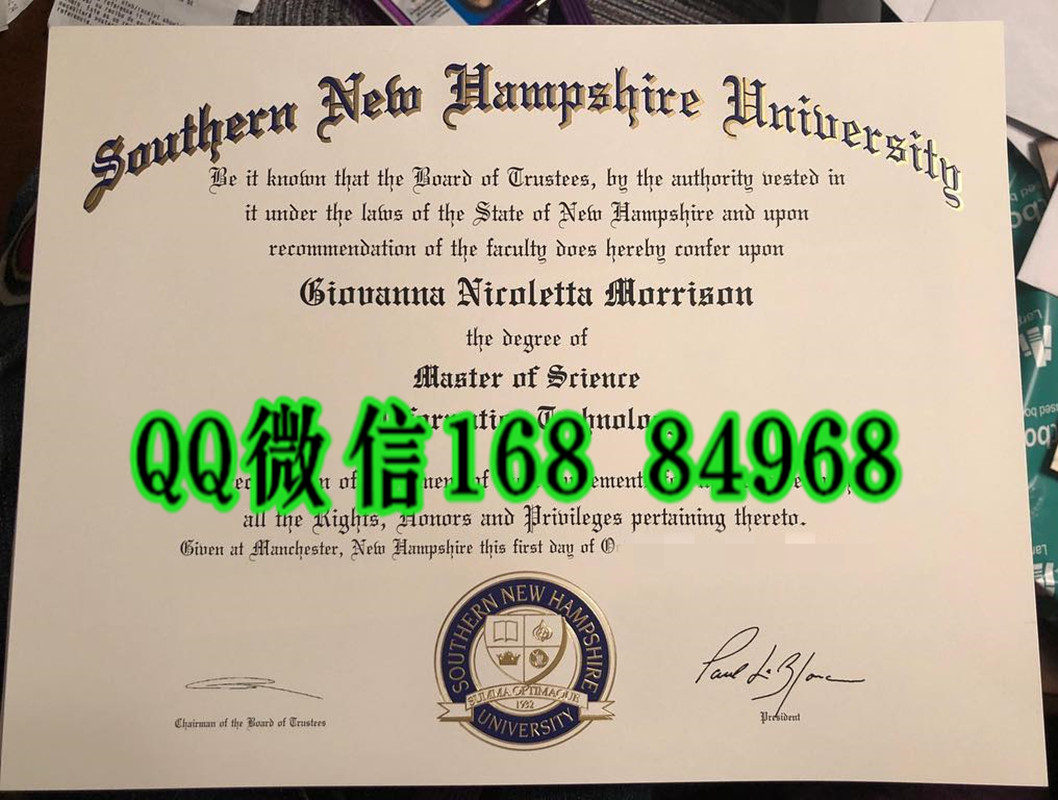 南新罕布什尔大学Southern New Hampshire University毕业证成绩单，美国大学毕业证成绩单