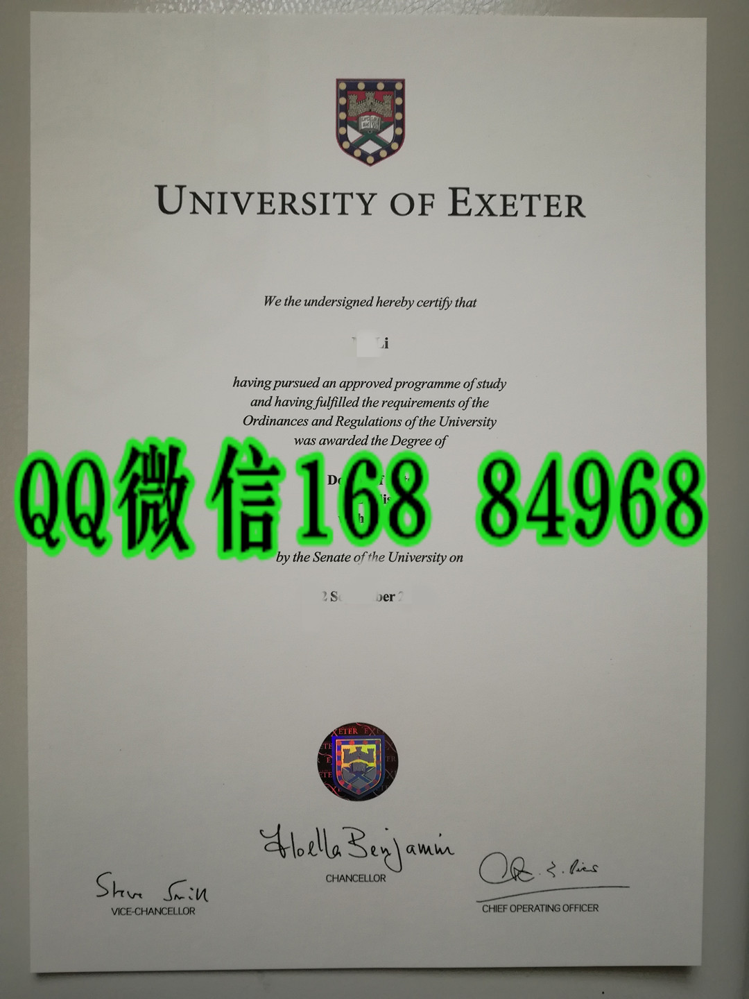 英国埃克塞特大学毕业证成绩单，英国大学毕业证成绩单案例