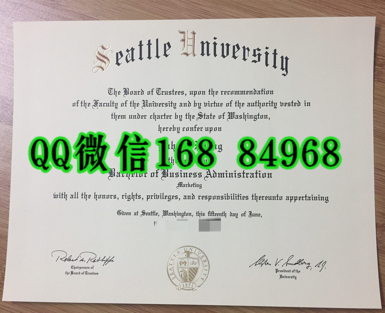 补办美国西雅图大学毕业证成绩单，Seattle University diploma degree