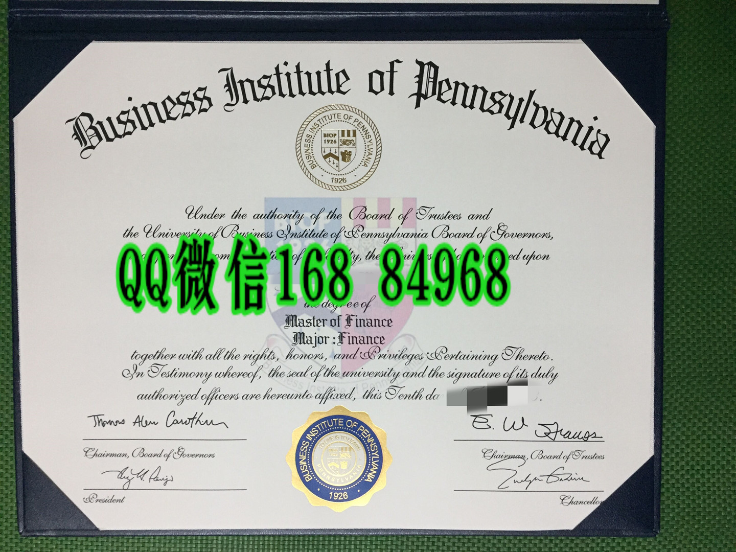 办理美国北美宾夕法尼亚商学院毕业证成绩单，Business Institute of Pennsylvania diploma