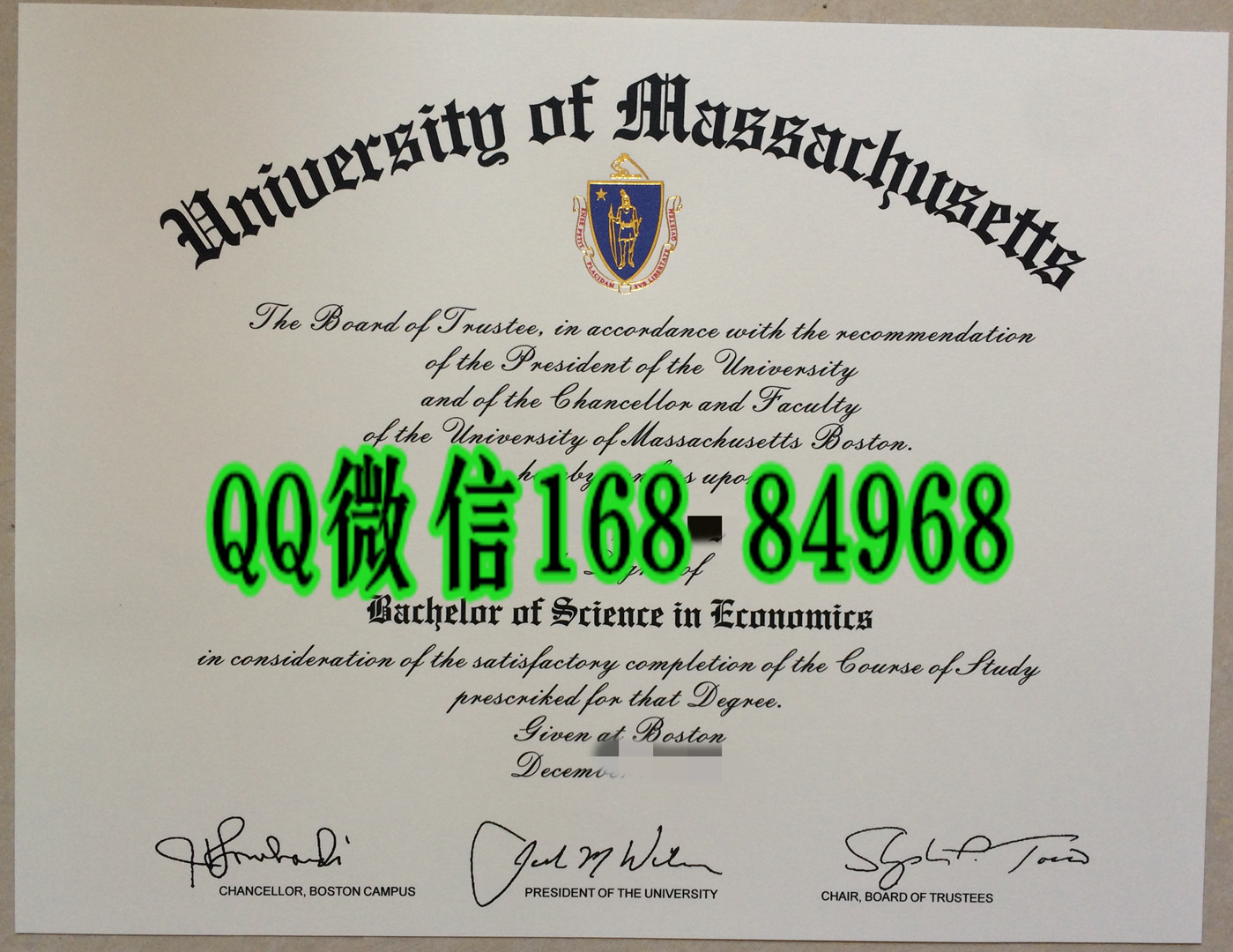 马萨诸塞大学毕业证，美国麻省大学毕业证成绩单，University of Massachusetts diploma certificate