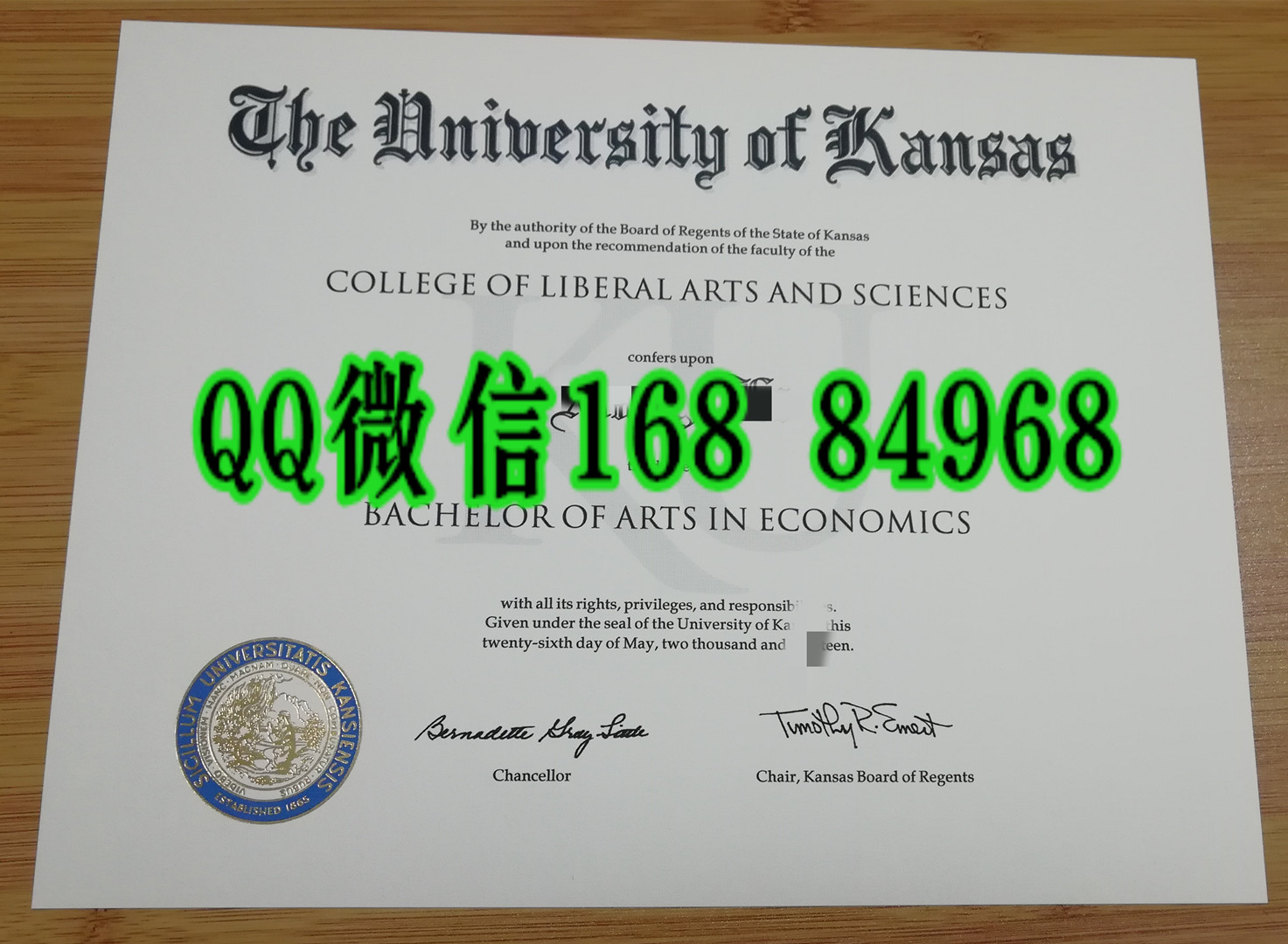 美国堪萨斯大学毕业证成绩单制作，University of Kansas diploma degree