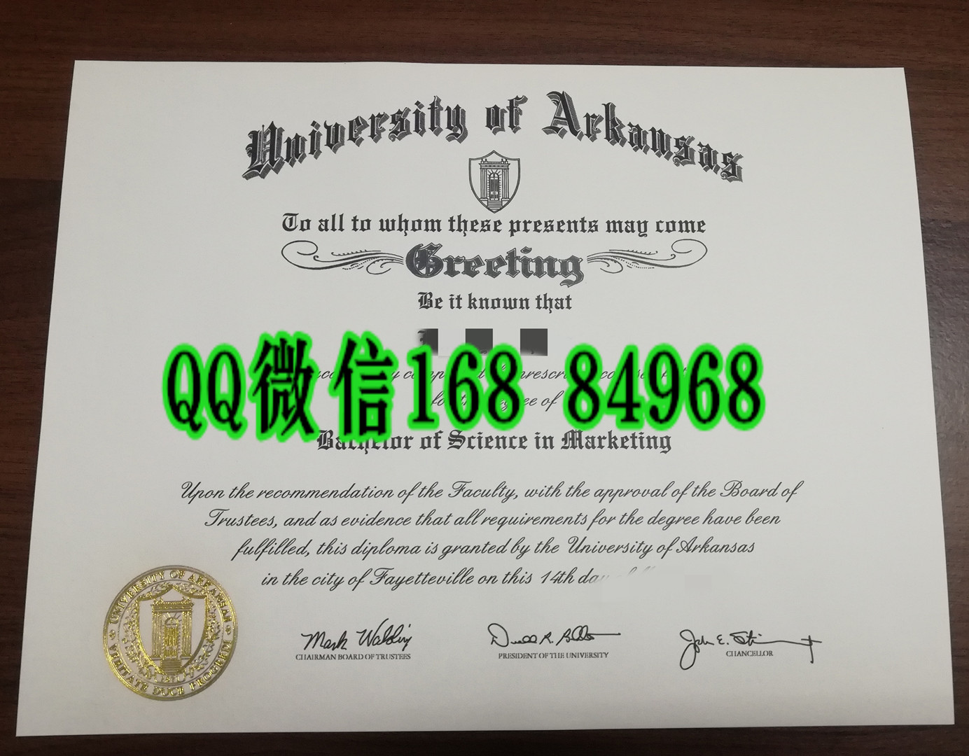 办理美国阿肯色大学毕业证，University of Arkansas diploma，美国大学毕业证