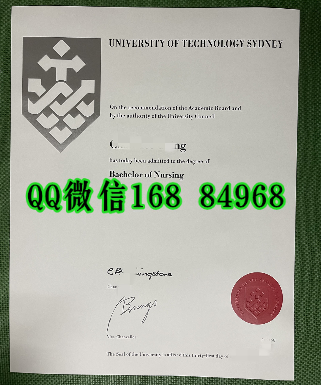 悉尼科技大学毕业证学位证案例，澳洲UTS大学毕业证University of Technology Sydney diploma