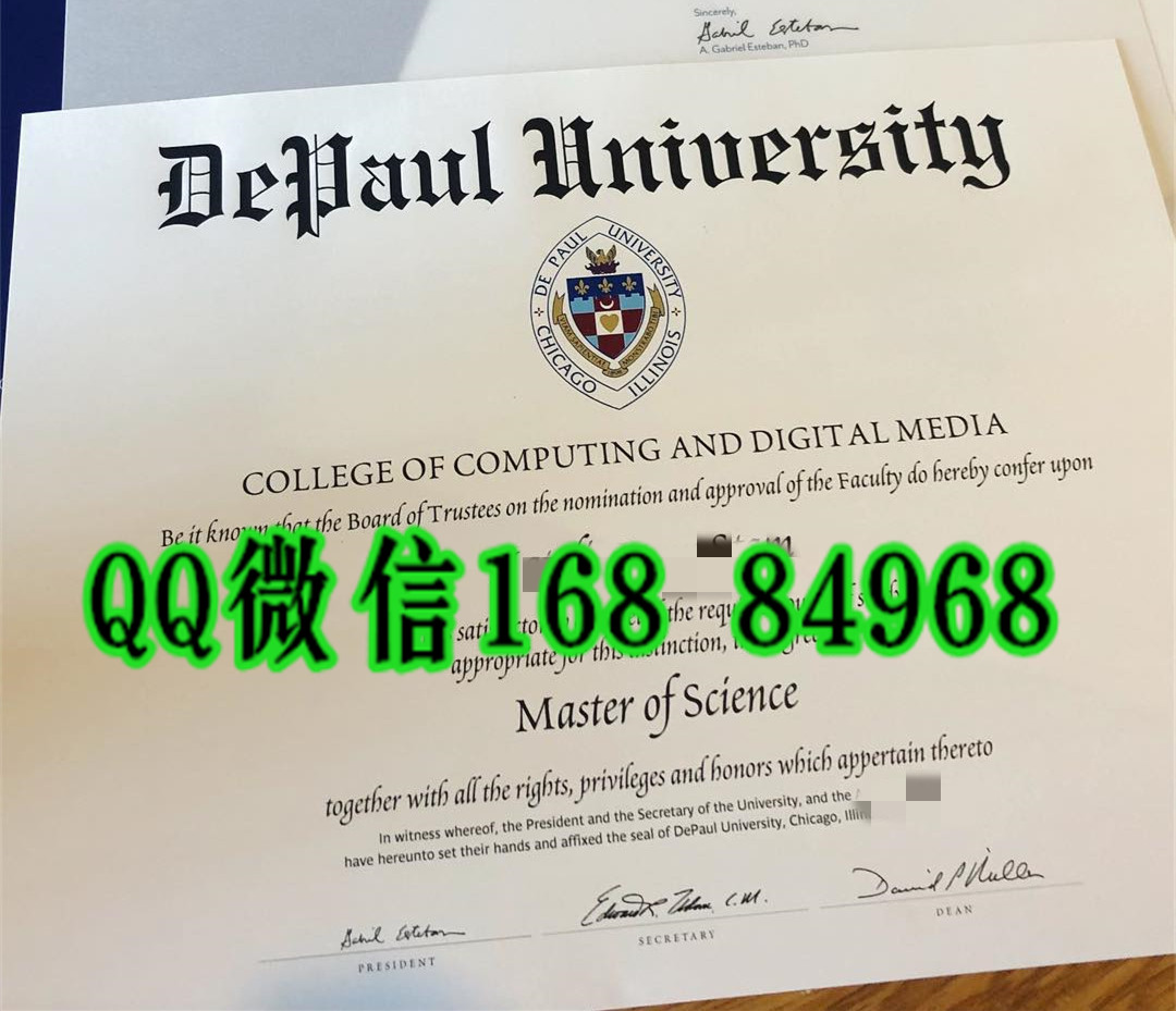 美国德保罗大学毕业证成绩单，DePaul University diploma degree