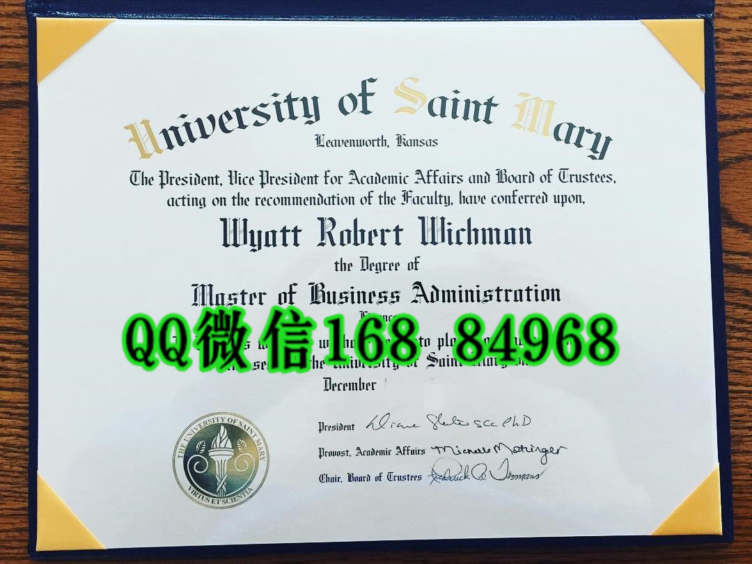 美国圣玛丽大学毕业证成绩单制作，university of saint mary diploma certificate