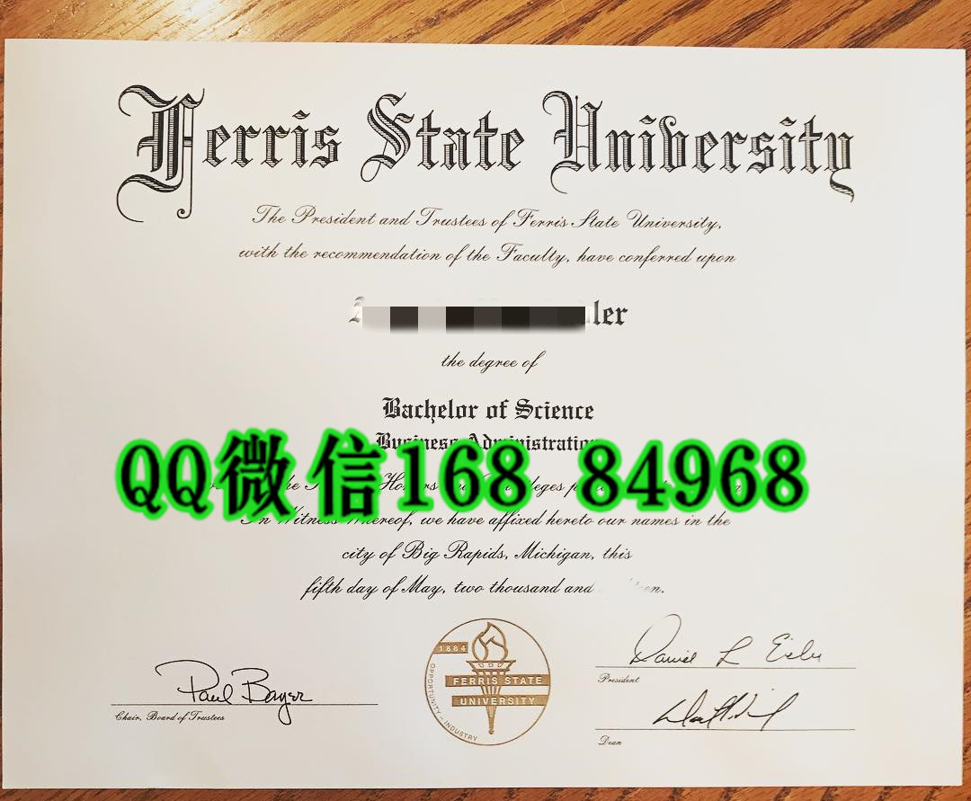 美国费瑞斯州立大学毕业证成绩单，ferris state university diploma degree