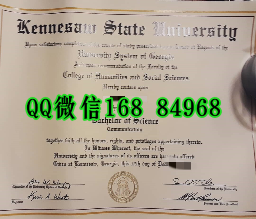 美国肯尼索州立大学毕业证成绩单，kennesaw state university diploma degree