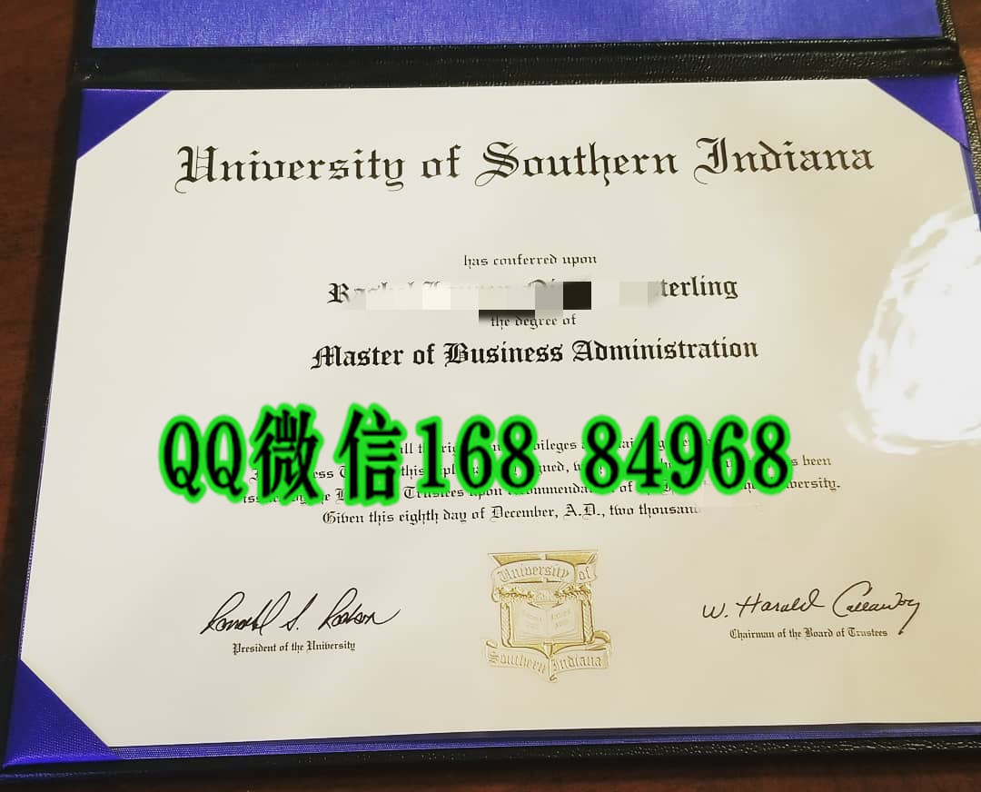 分享美国南印地安那大学毕业证范例，University of Southern Indiana diploma