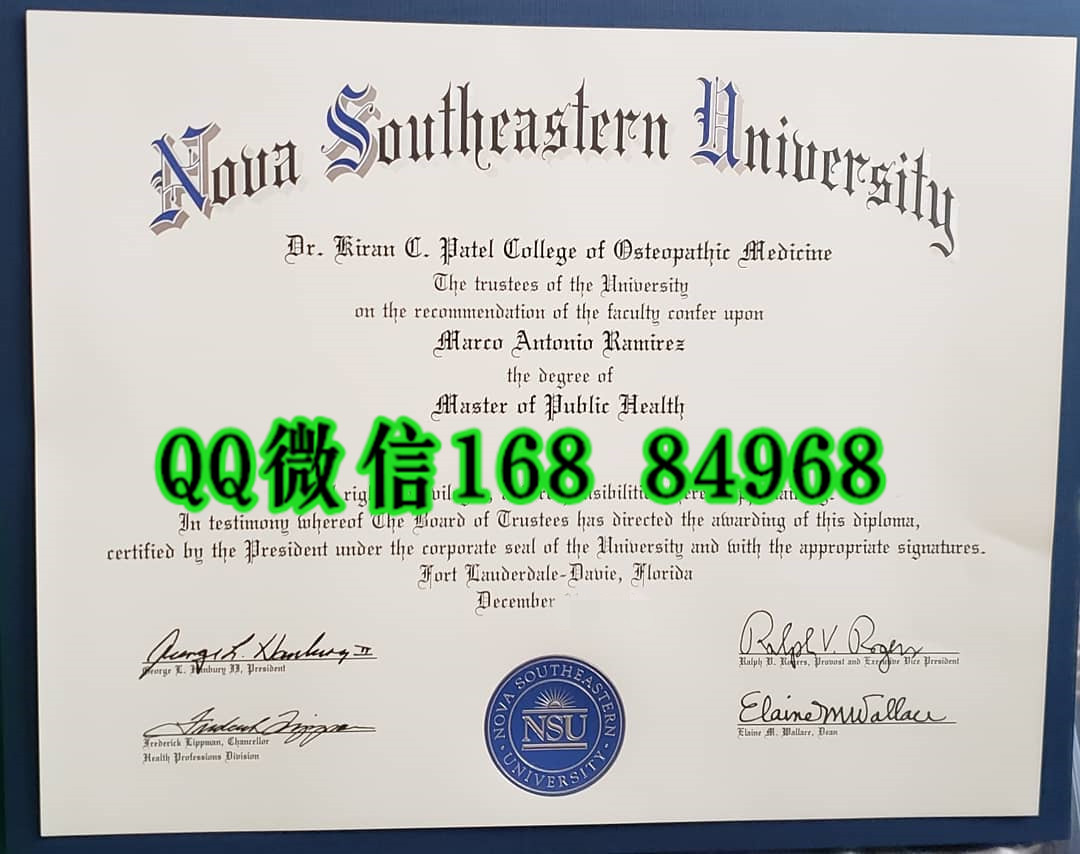 美国诺瓦东南大学毕业证案例，Nova Southeastern University diploma