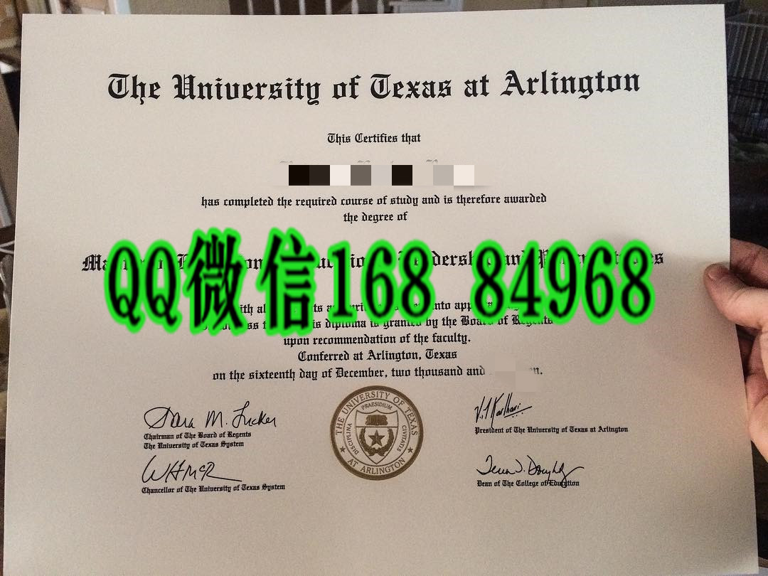 德州大学阿灵顿分校毕业证The University of Texas of Arlington diploma