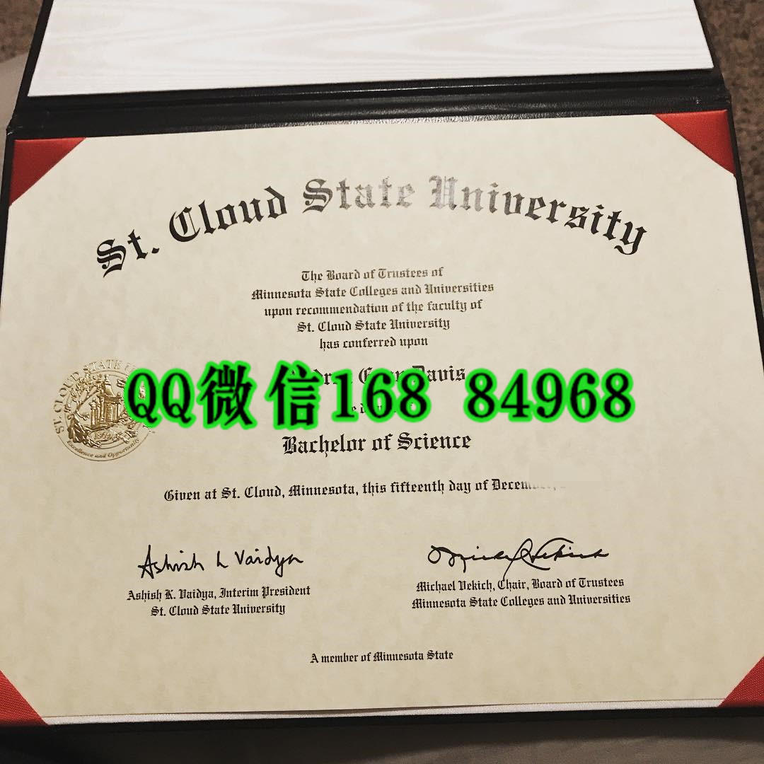 美国圣克劳德州立大学毕业证成绩单，St. Cloud State University diploma