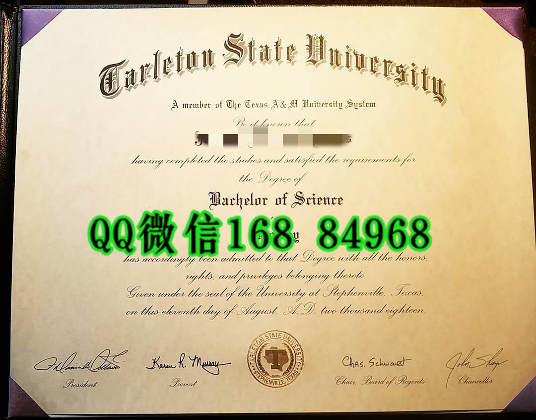 制作美国塔尔顿州立大学毕业证成绩单，tarleton state university diploma certificate