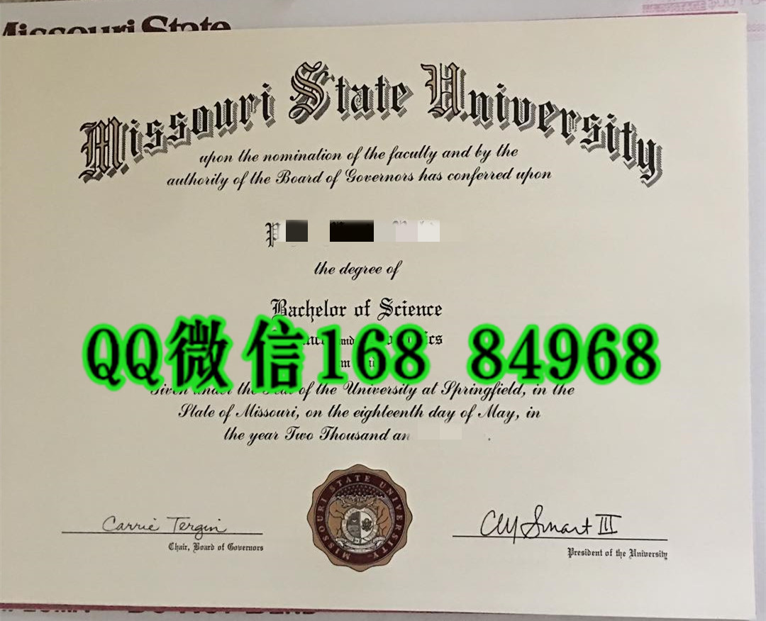 美国密苏里州立大学毕业证成绩单，missouri state university diploma degree