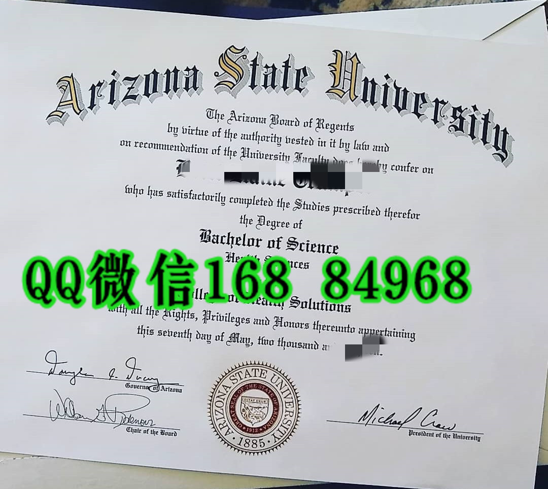 美国亚利桑那州立大学毕业证成绩单，arizona state university diploma certificate