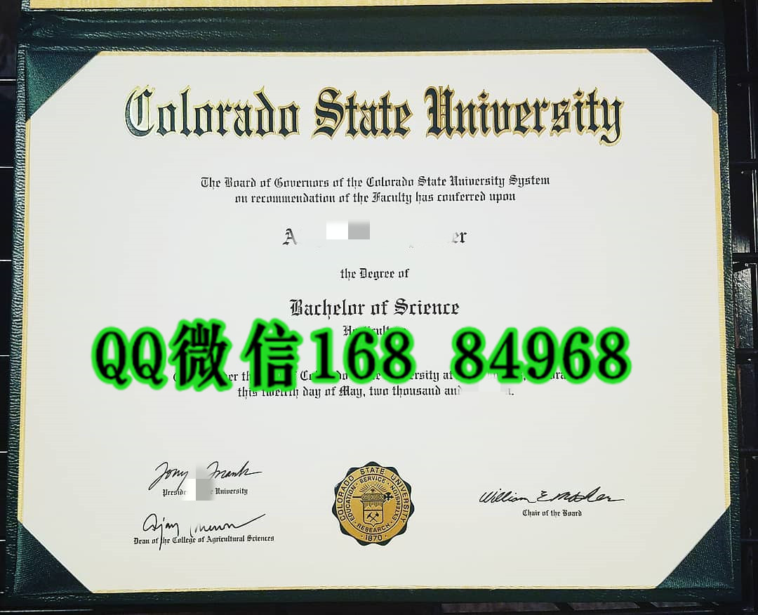 美国科罗拉多州立大学毕业证成绩单，colorado state university diploma degree