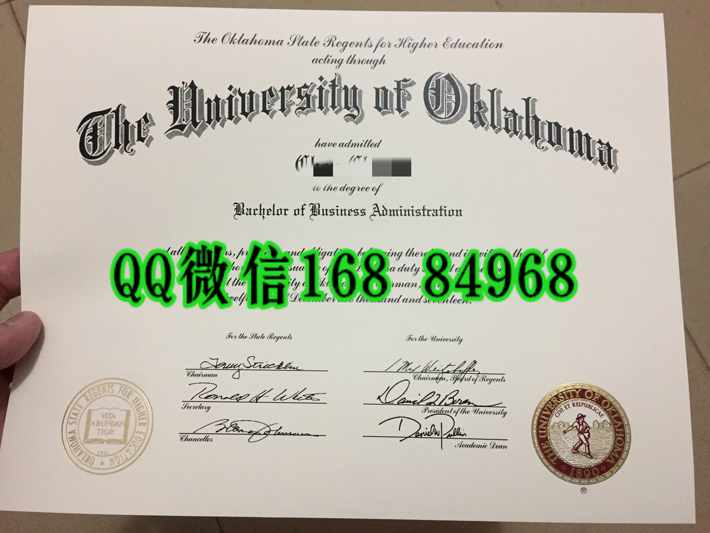 制作美国俄克拉荷马大学毕业证成绩单，The University of Oklahoma diploma certificate