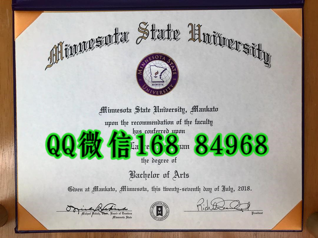 美国明尼苏达州立大学曼卡托分校毕业证成绩单，Minnesota State University, Mankato diploma certificate