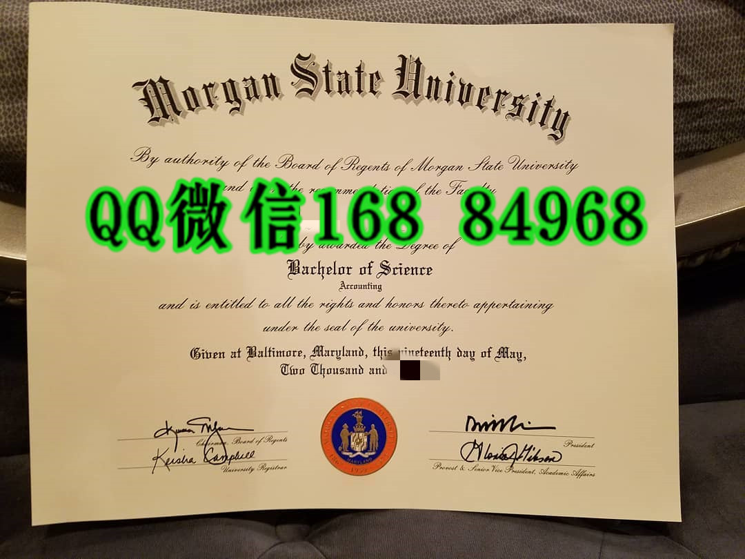 美国摩根州立大学毕业证成绩单，morgan state university diploma certificate