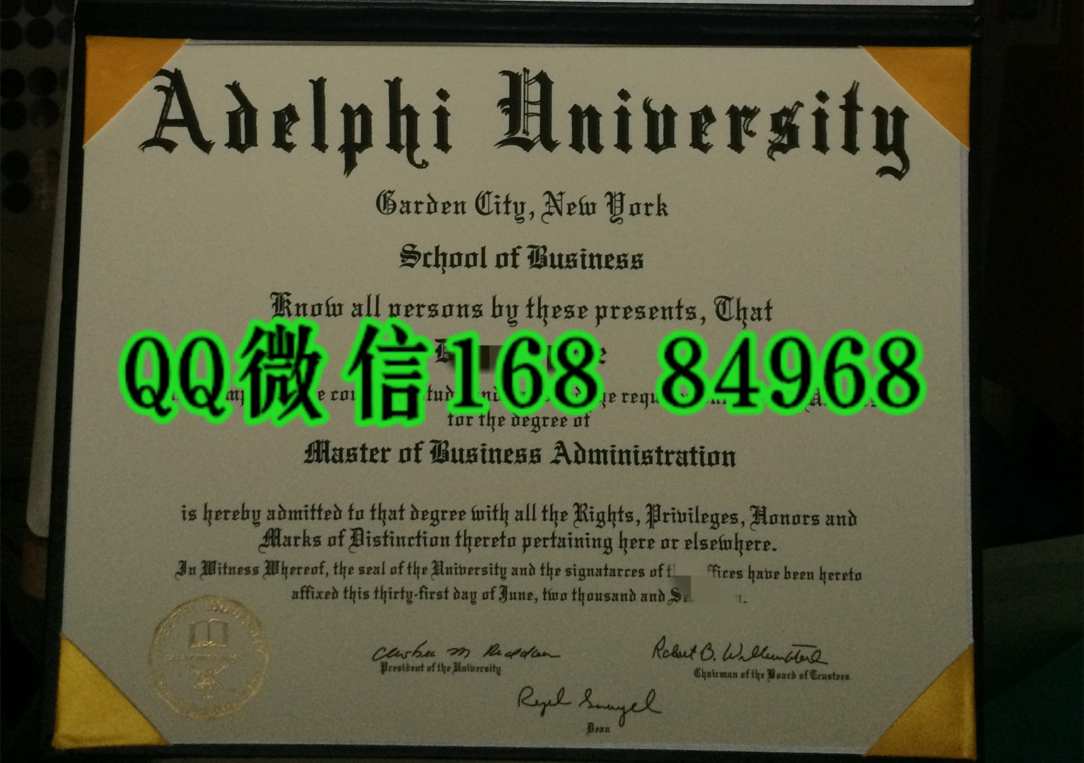 美国艾德菲大学毕业证成绩单，Adelphi University diploma certificate