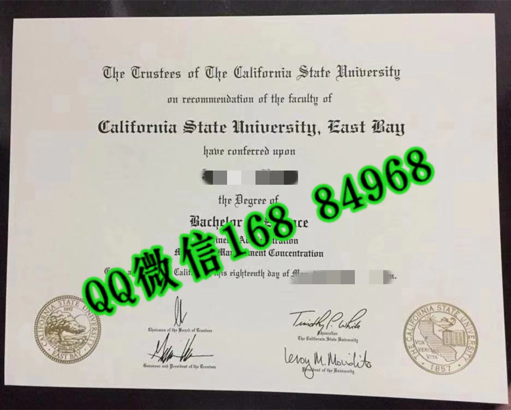 购买美国加州州立大学东湾分校California State University, East Bay毕业证成绩单