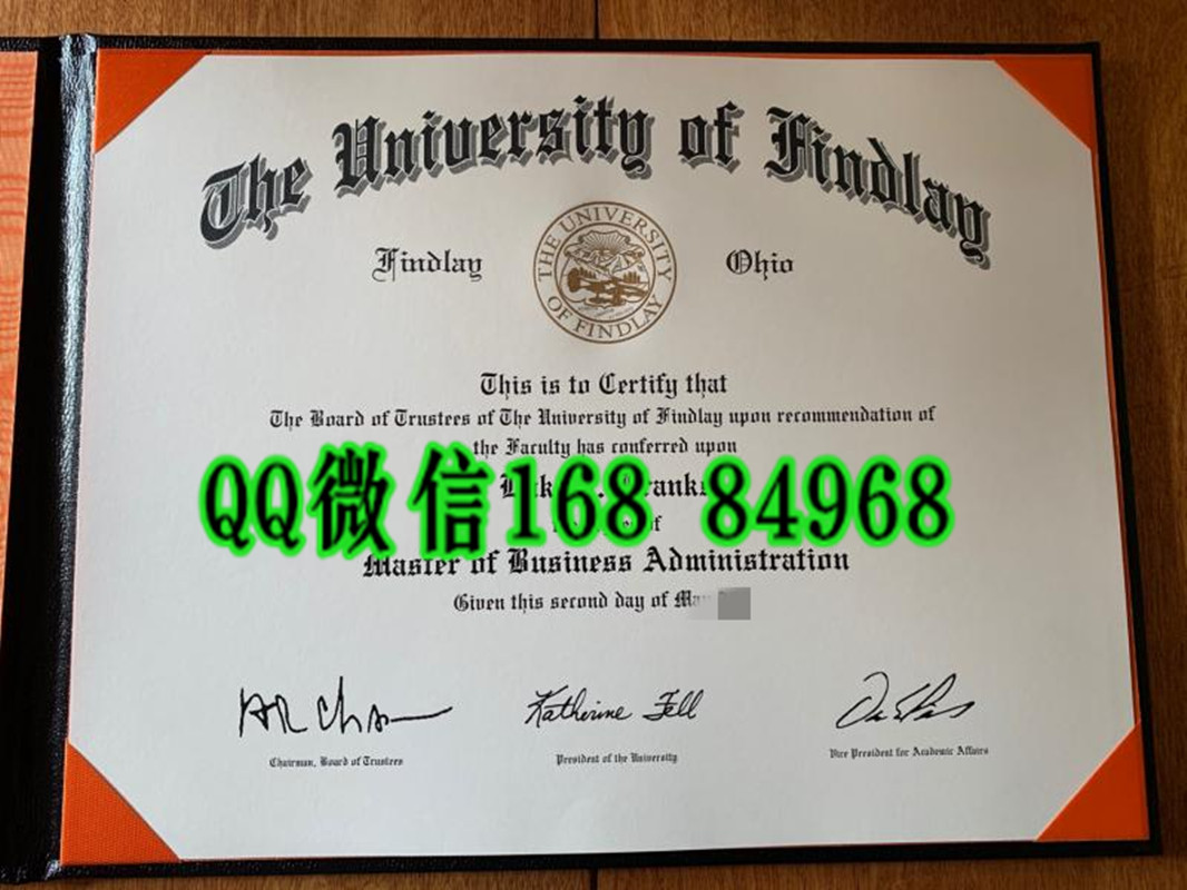 美国芬德雷大学毕业证成绩单，University of Findlay diploma certificate