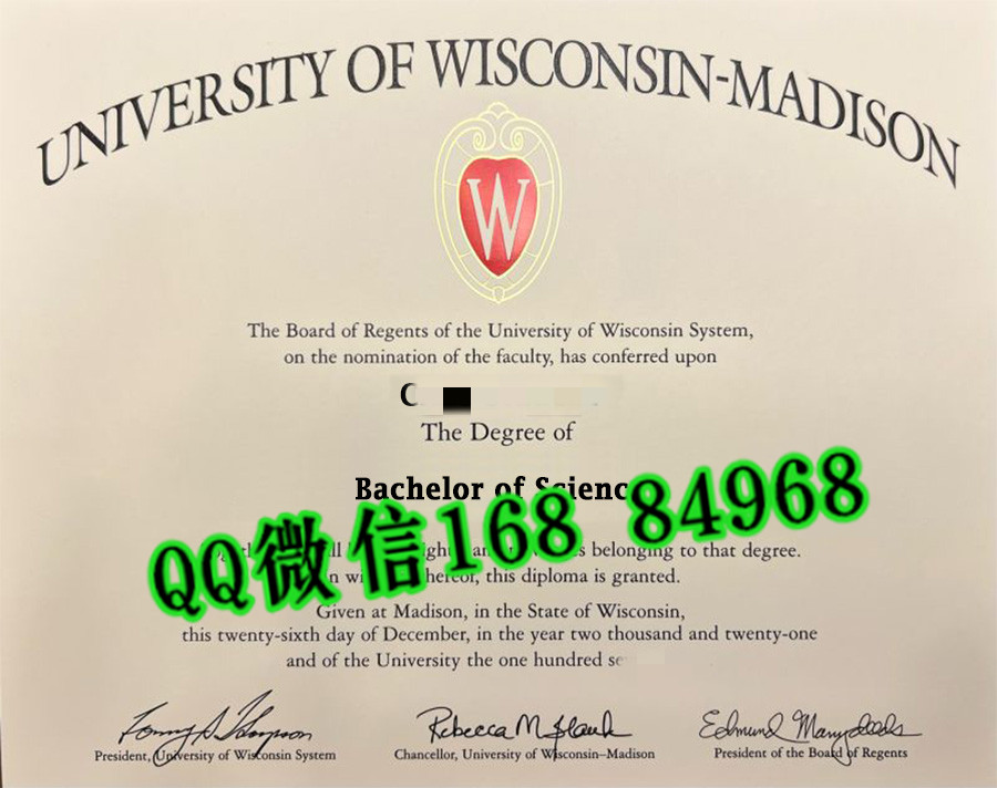 美国威斯康星大学麦迪逊分校毕业证，University of Wisconsin-Madiso diploma certificate