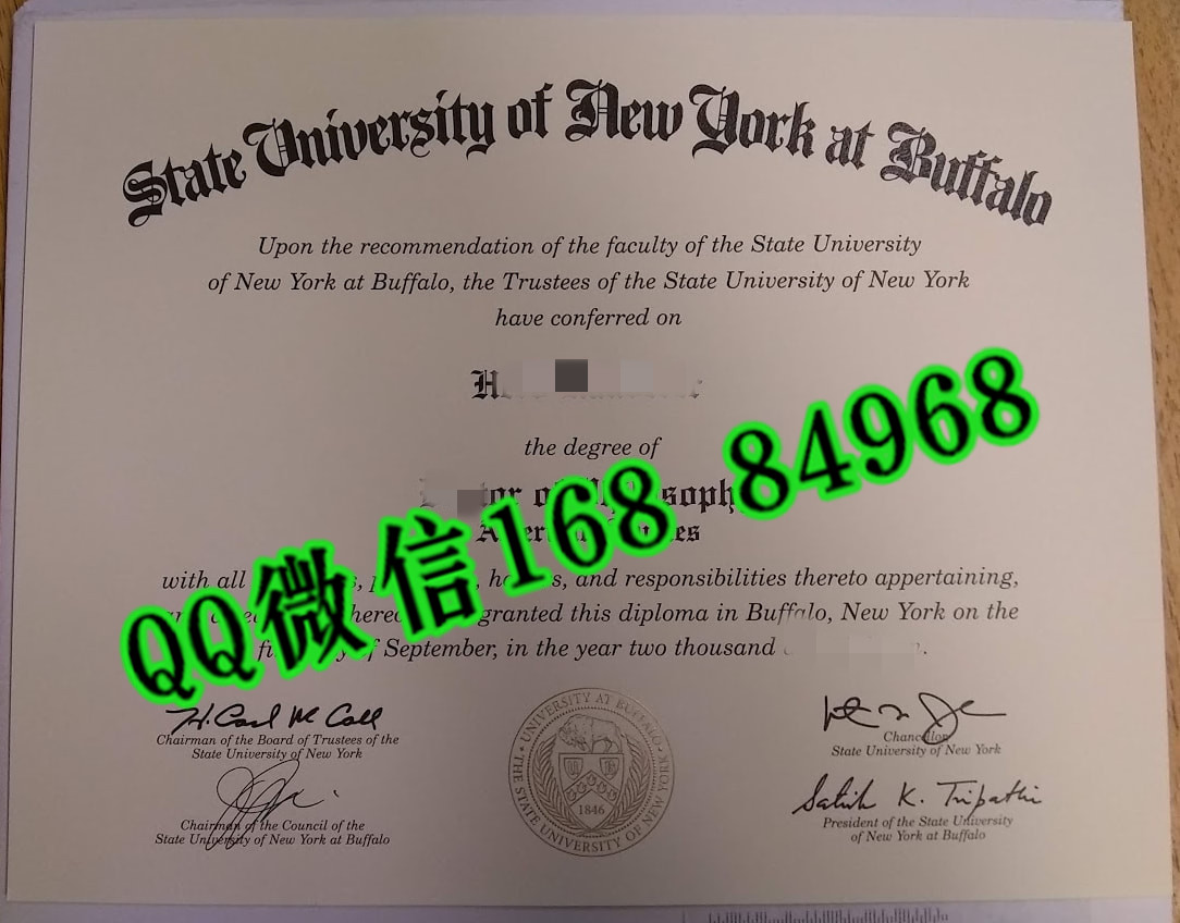 美国纽约州立大学布法罗分校毕业证成绩单，State University of New York at Buffalo diploma certificate