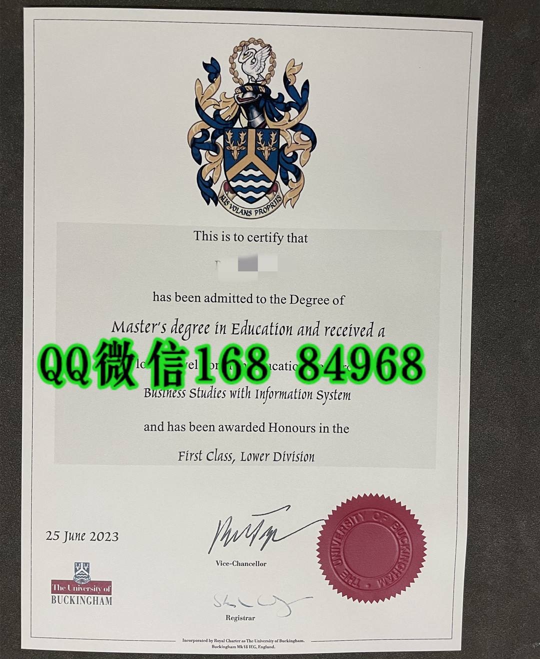 英国白金汉大学university buckingham毕业证文凭，university buckingham degree