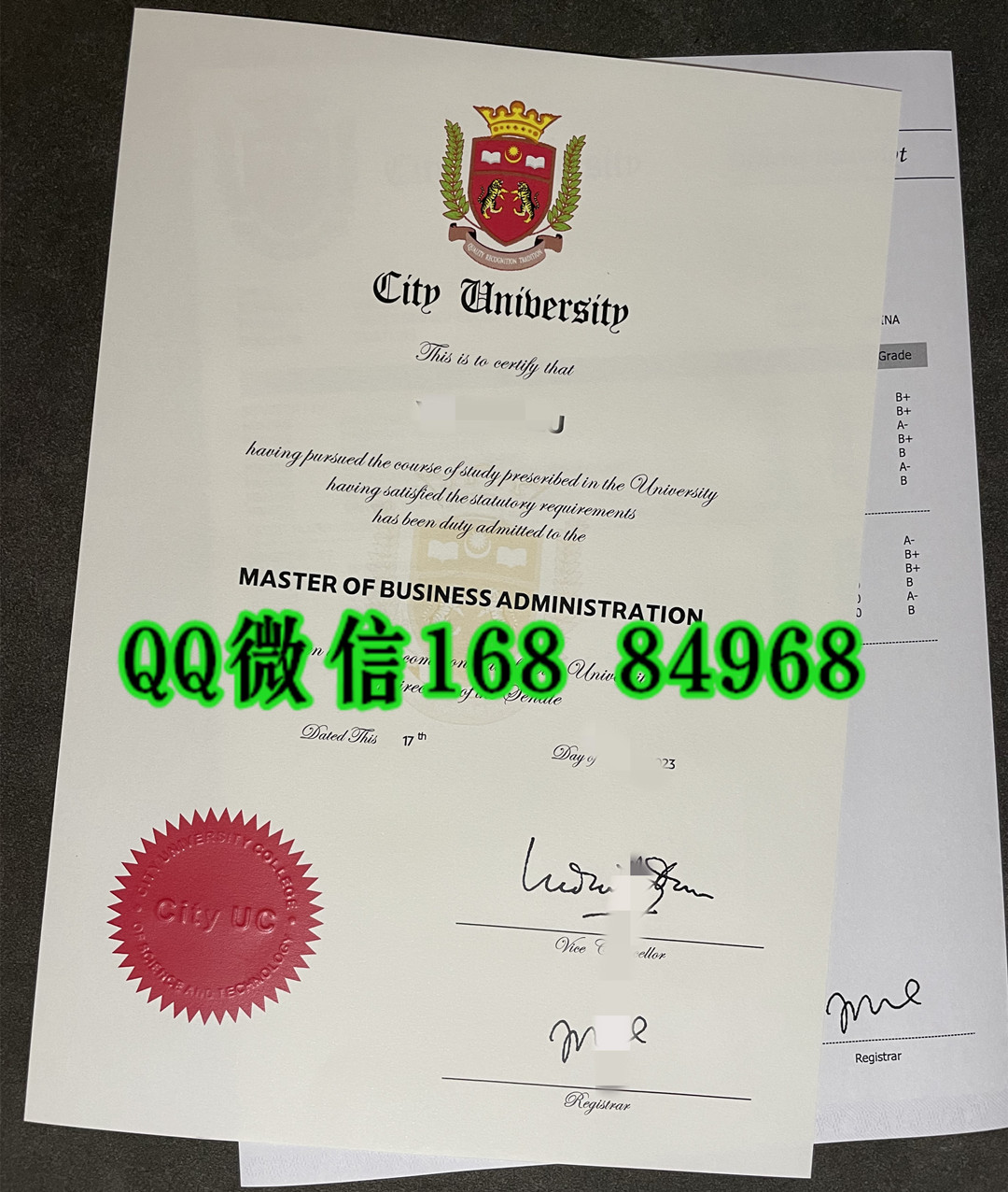 马来西亚城市大学毕业证，City University Malaysia diploma