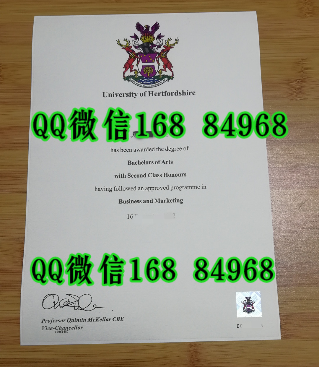 英国赫特福德大学University of Hertfordshire毕业证
