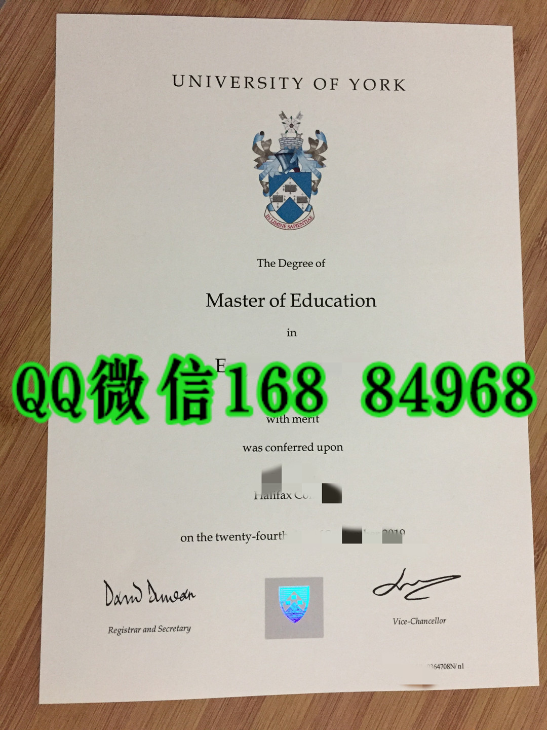 办英国约克大学University of York毕业证样本，英国毕业证图片