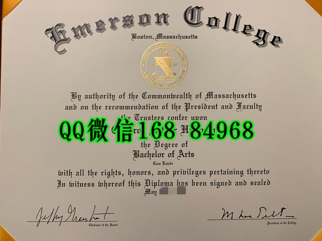 波士顿爱默生学院毕业证案例，Emerson College diploma degree