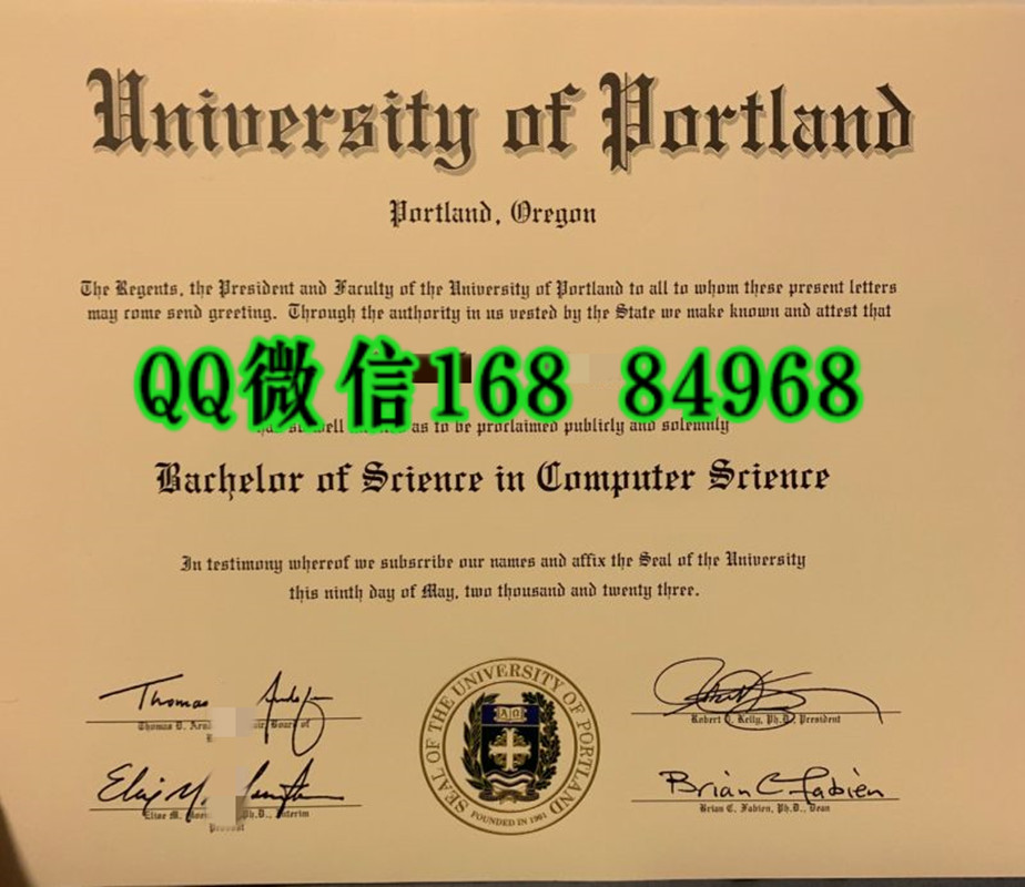美国波特兰大学毕业证，University of Portland diploma