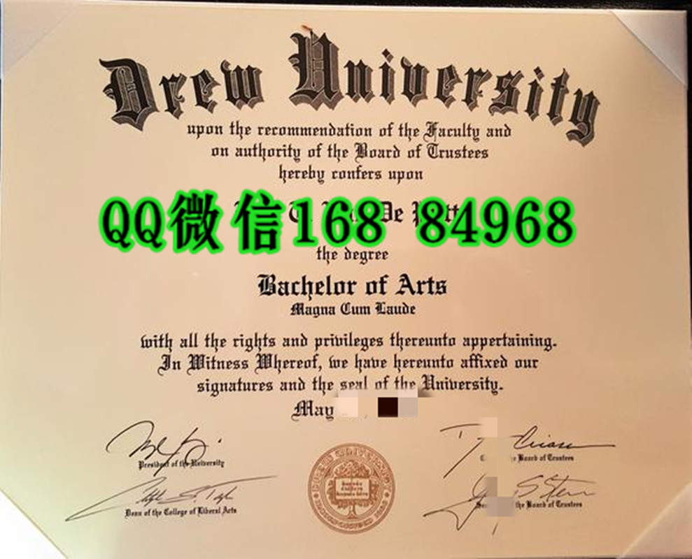 美国德鲁大学毕业证,Drew University diploma