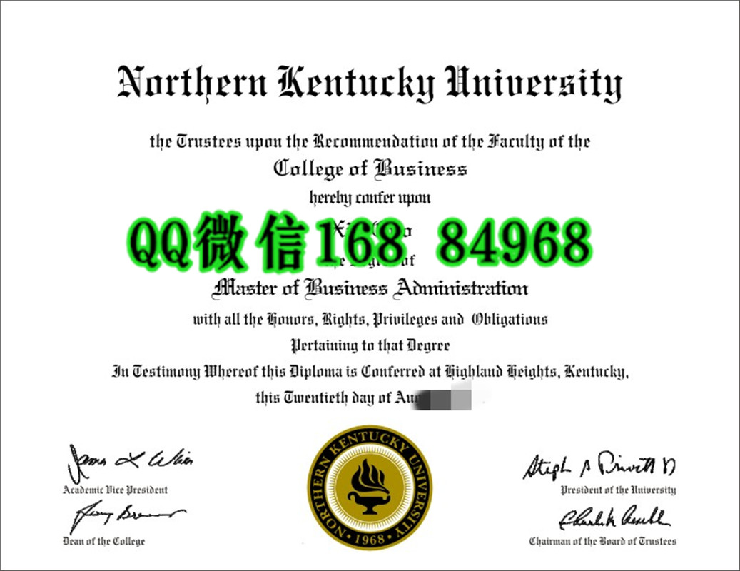 美国北肯塔基大学毕业文凭(North Kentucky University diploma