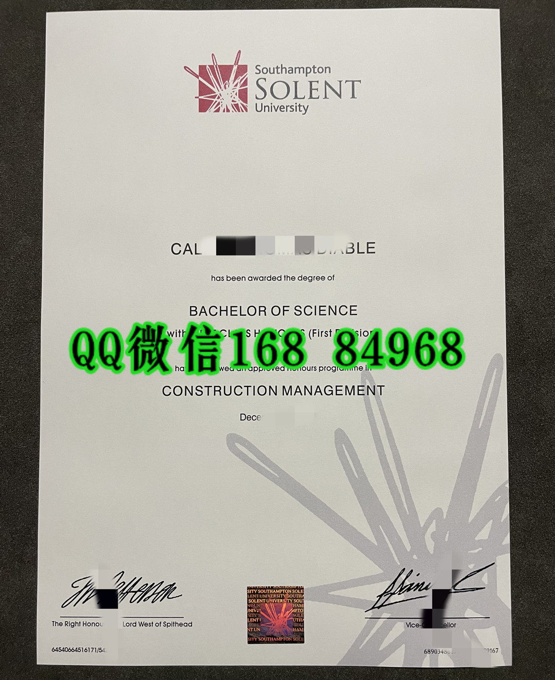 英国索伦特大学solent university毕业证，solent university diploma degree
